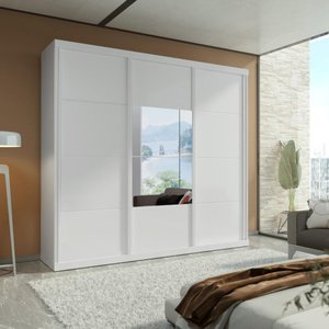 Guarda-Roupa 100% MDF 3 Portas e 4 Gavetas Eco 01 Bom Pastor