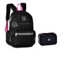 Kit Mochila Rebecca Bonbon Com Estojo Grande RB2061 Preto - 1