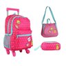 Kit Mochila De Rodas Com Estojo E Lancheira Emoji Fun - Clio - 1