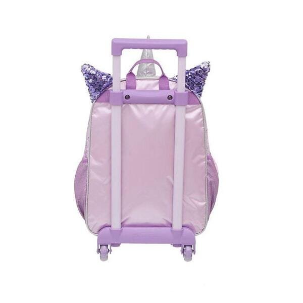 Kit Infantil Mochila De Rodinha + Estojo Pack Me Magical - 4