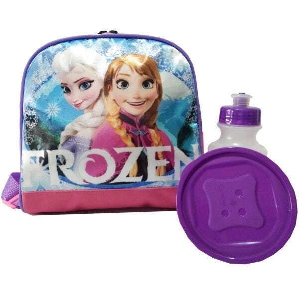 Kit Mochila Frozen de Rodinhas com Lancheira e Estojo - 8