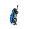 Mochila Escolar Hot Wheels Carro Azul Muscle Lancheira 3d - 4
