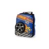 Mochila Escolar Hot Wheels Carro Azul Muscle Lancheira 3d - 9
