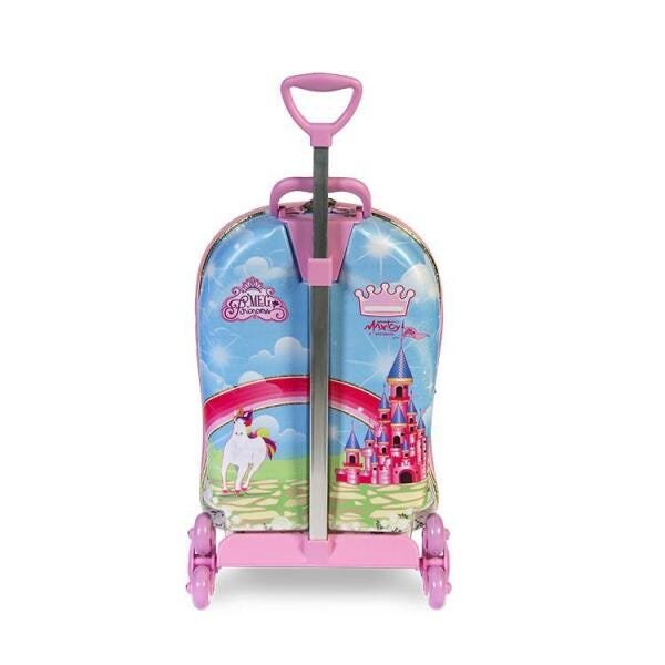 Mochila 3D Princesas + Lancheira Térmica Escolar Maxtoy - 4