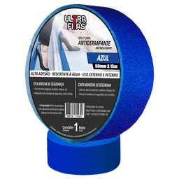 Fita Antiderrapante 50 Mm X 15 Metros - Azul - 2
