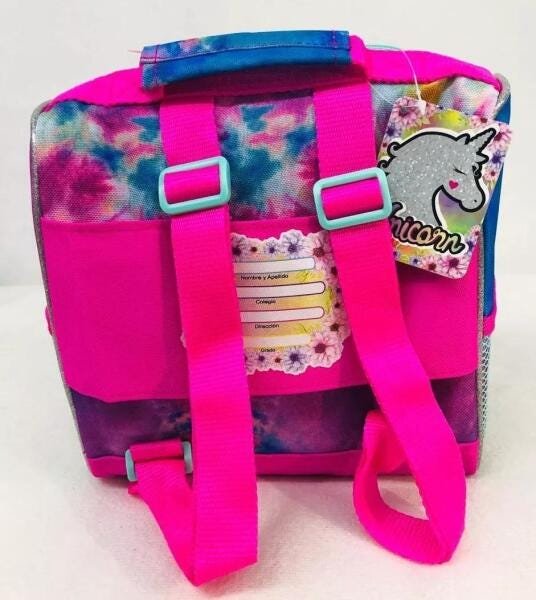 Kit Mochila + Lancheira + Estojo Dupl Unicornio Holografico - 9