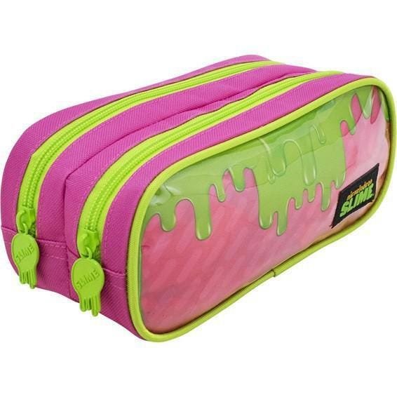 Kit Mochila Slime Preta Nickelodeon + Estojo Rosa - 6