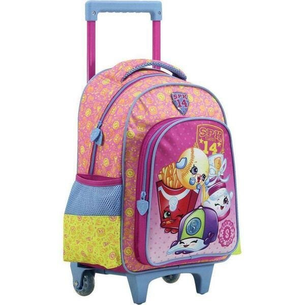 Kit Mochila Com Rodas E Lancheiera Shopkins Spk 6820K2 - 2