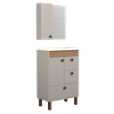 Ver imagem 1 de Conjunto Gabinete de Banheiro Beirute 60cm
