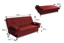 Ver imagem 2 de Sofá Cama Pérsia 3 Lugares Suede Velut - King House