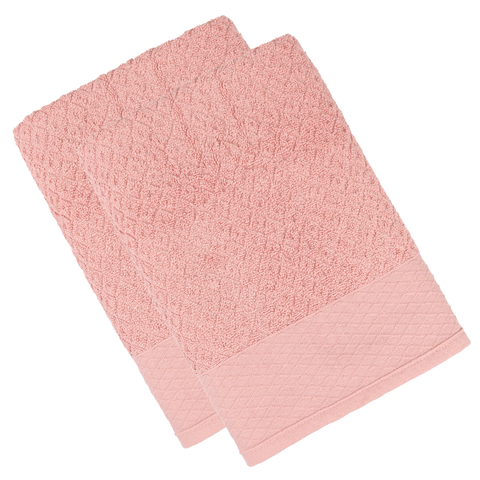 Kit 2 Toalha de Banho Capri Atlântica 100% Algodão Banhão 75x1,50 Cor:rosa Romã