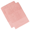 Ver imagem 1 de Kit 2 Toalha de Banho Capri Atlântica 100% Algodão Banhão 75x1,50 Cor:rosa Romã