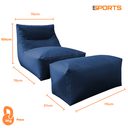 Ver imagem 5 de Puff Espreguiçadeira Poltrona Banco Assento Banqueta Multiuso Decoração Piscina para Área Externa Pu