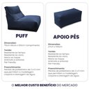 Ver imagem 2 de Puff Espreguiçadeira Poltrona Banco Assento Banqueta Multiuso Decoração Piscina para Área Externa Pu