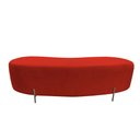 Ver imagem 4 de Puff Decorativo Alana Couro Vermelho