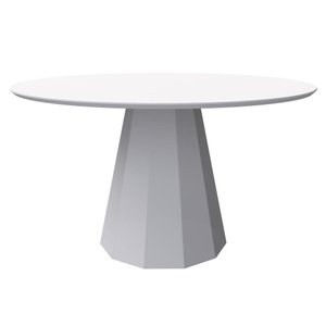 Mesa de Jantar Isis 1,35X1,35 Off White New Ceval