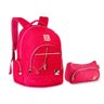Kit Mochila E Estojo Rebecca Bonbon Rb2086 Rosa - 1