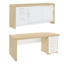 Ver imagem 2 de Conjunto Escritório: Mesa Ld 6213 + Balcão 6206