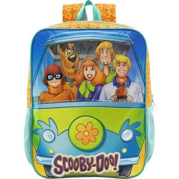 Kit Mochila Lancheira Estojo Scooby-Doo Mystery Xeryus 8883 - 2