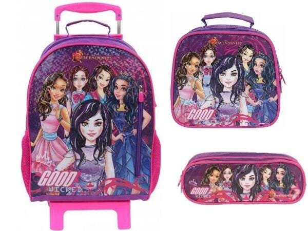 Kit Mochila Lancheira E Estojo Descendentes 30141 Dermiwill - 1