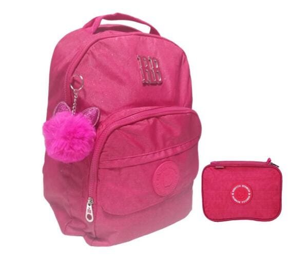 Kit Mochila e Estojo Rebecca Bonbon Escolar RB2080 - 1