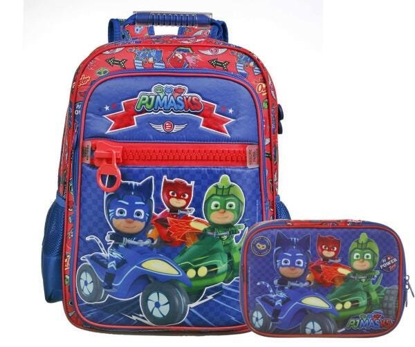 Kit Mochila De Costas E Estojo Box Pj Masks - 1