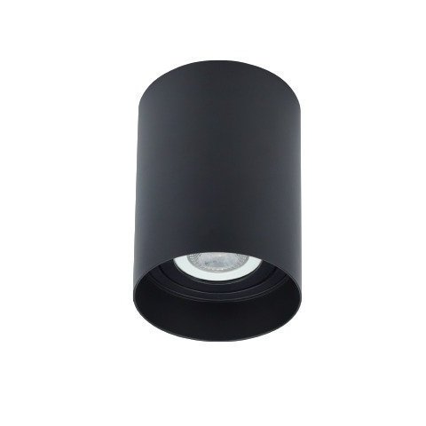 7 Plafon De Sobrepor Redondo Par20 Preto Direcionavel Externo Lup02