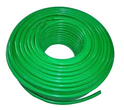Mangueira Siliconada Flexível Construção Civil Verde 1/2" 100mt - 2