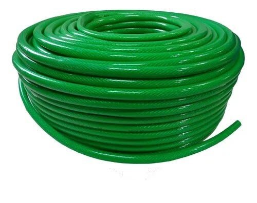 Mangueira Siliconada Flexível Construção Civil Verde 1/2" 100mt - 1