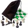 Jogo de Xadrez Escolar Premium Tabuleiro 45cm Rei 10cm com Bolsa - 1