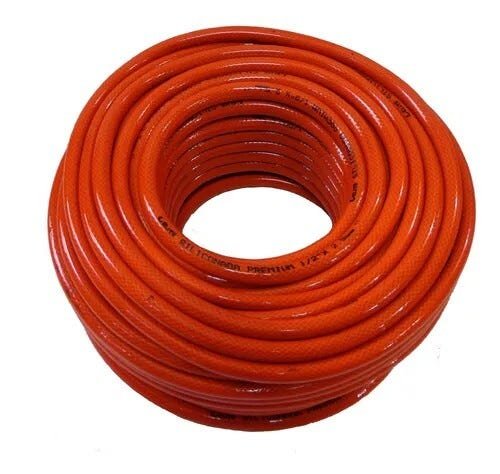 Mangueira Siliconada Premium Construção Civil Laranja 1/2" 100mt - 2