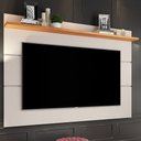 Ver imagem 1 de Painel para TV Até 70 Polegadas Vivare New 1 Prateleira Off White/Nature - Giga Móveis