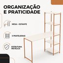 Ver imagem 6 de Escrivaninha Mesa para Estudo e Home Office Tower Klm Store
