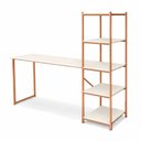 Ver imagem 2 de Escrivaninha Mesa para Estudo e Home Office Tower Klm Store