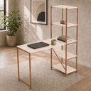 Ver imagem 1 de Escrivaninha Mesa para Estudo e Home Office Tower Klm Store