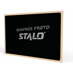 Quadro Lousa Para Escrita Giz Preto Madeira NEO 100X070 - 1