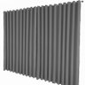 cortina blackout Celina corta luz 7,00 x 2,70 varão cinza - 2