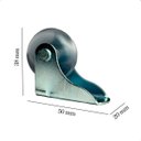 Ver imagem 5 de Kit 20 Rodizio Rodinha de Silicone Fixo Anti Risco para Sofá Retrátil 38mm - Arkell