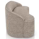 Ver imagem 6 de Sofá 5 Lugares Curvo Sala de Estar Living Lótus D02 Bouclê Bege Escuro 300cm Pb-04 - Lyam Decor