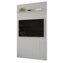 Ver imagem 1 de Painel Suspenso para TV Trento 143 Ripado Bali 143cm MDF Amadeirado DJ Móveis