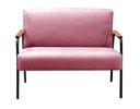 Ver imagem 2 de Namoradeira Jade Cor:Suede Rosa 280