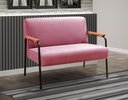 Ver imagem 4 de Namoradeira Jade Cor:Suede Rosa 280