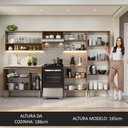 Ver imagem 6 de Armário de Cozinha Completa 293cm com Pia Rustic/Cinza Emilly Madesa 09