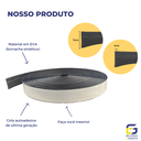 Ver imagem 3 de Rodapé Eva Autocolante Flexível Ocean 7cmx1cm 20 Metros - Preto
