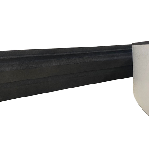 Rodapé Eva Autocolante Flexível Ocean 7cmx1cm 20 Metros - Preto
