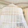 Mosquiteiro Teto Casal Gigante Indiano Com Abertura Lateral - 2