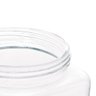 Kit 4 Potes Porta Mantimentos de Vidro 1,7l Tampa Metal Rose Gold Lyor Gastro - 8