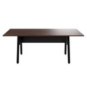 Ver imagem 1 de Mesa de Reunião 200cm para 8 Pessoas com Tampo Chanfrado Industrial Executive Preto