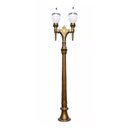 Ver imagem 1 de Poste Colonial Curitiba Jardim de Alumínio 02 Globo 4,94m