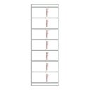 Ver imagem 4 de Multiuso Sapateira Organizador Lukaliam com Prateleiras Removíveis e Porta com Chave:amendoa/off Whi